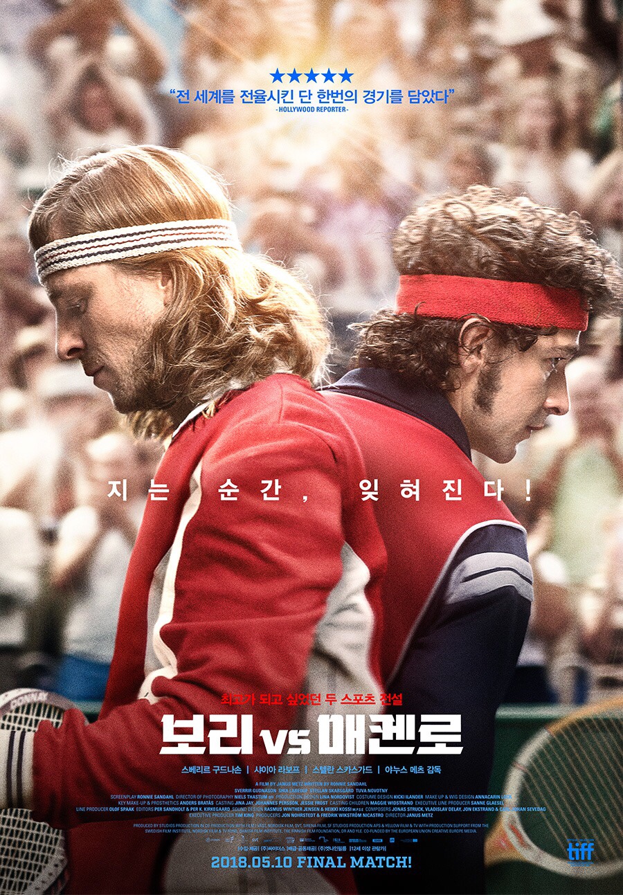 Nuevo Póster Internacional De BORG VS. McENROE – CineXpress